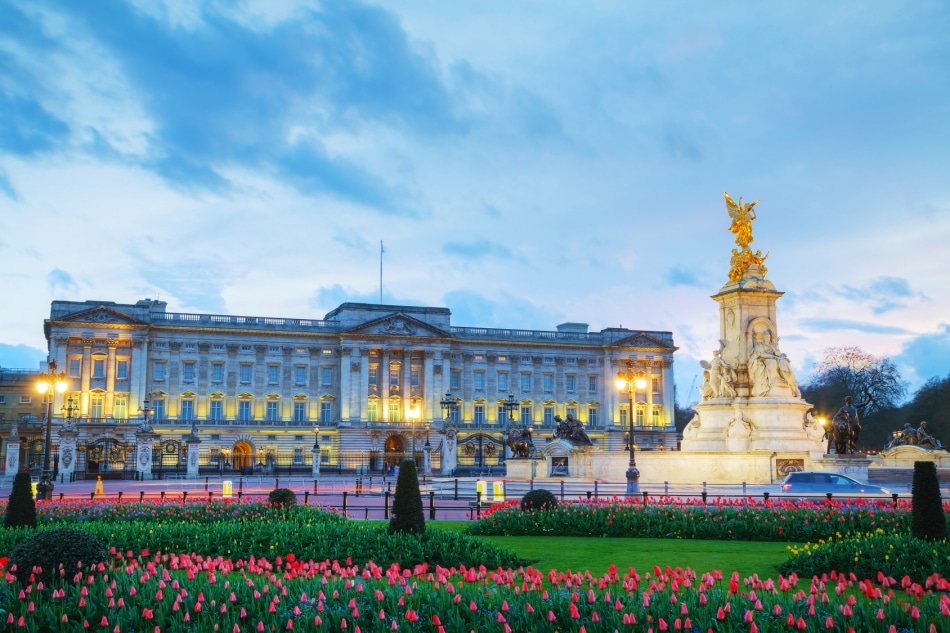 Buckingham palace in London, Great Britain