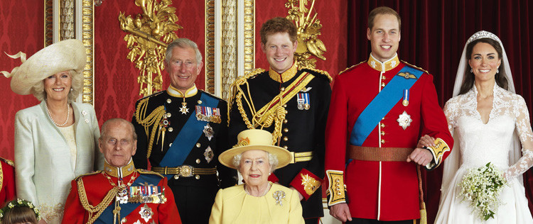 Família Real Britânica - Membros