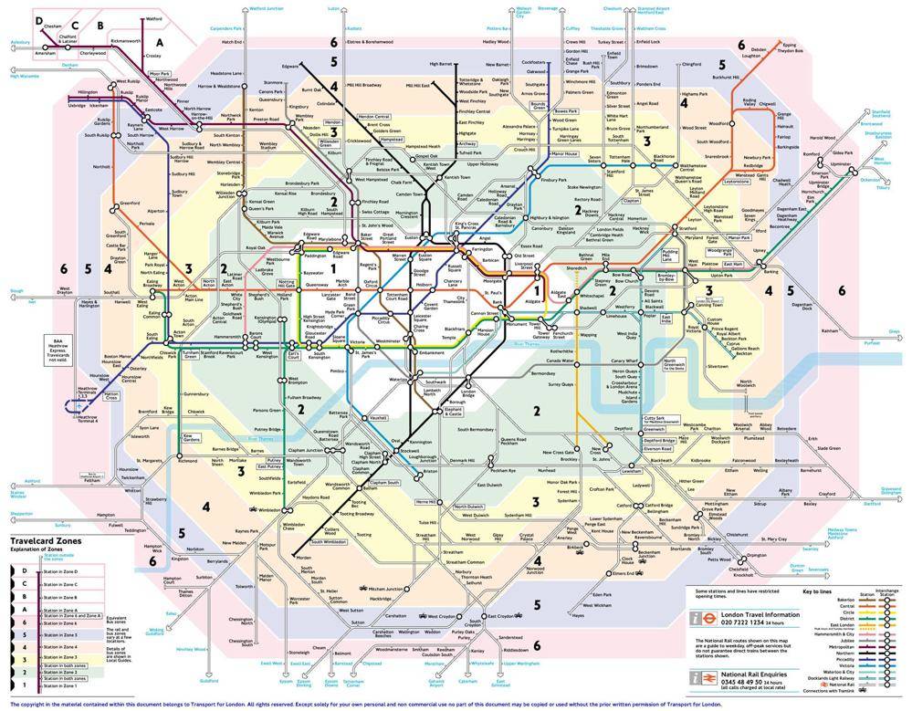 Mapa Turístico de Londres