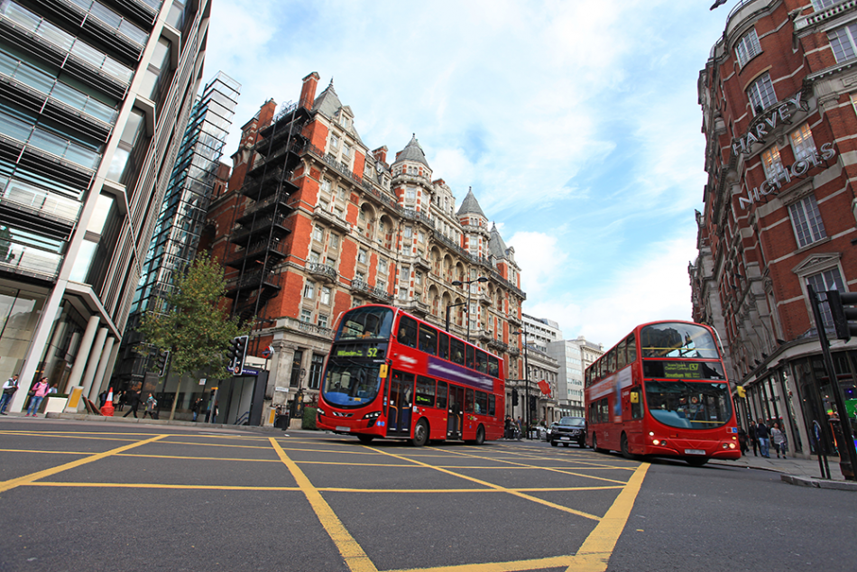 Londres para principiantes Ônibus 